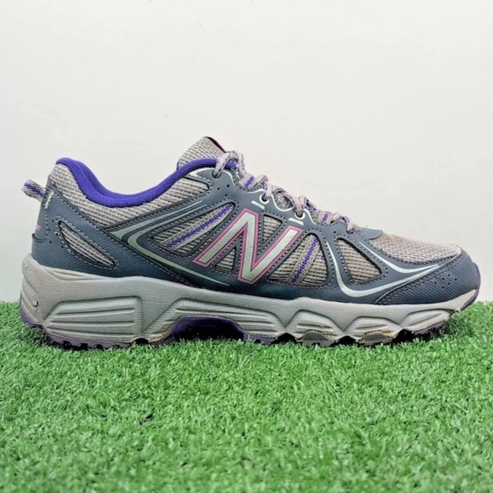New Balance 412 v2 Shoes Women's 10 Gray Purple‎ Athletic Running Trail Sneakers